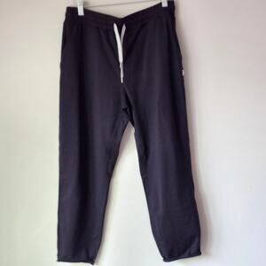 Vuori Black Ponto Performance Athletic Stretch Drawstring Pants M A0048